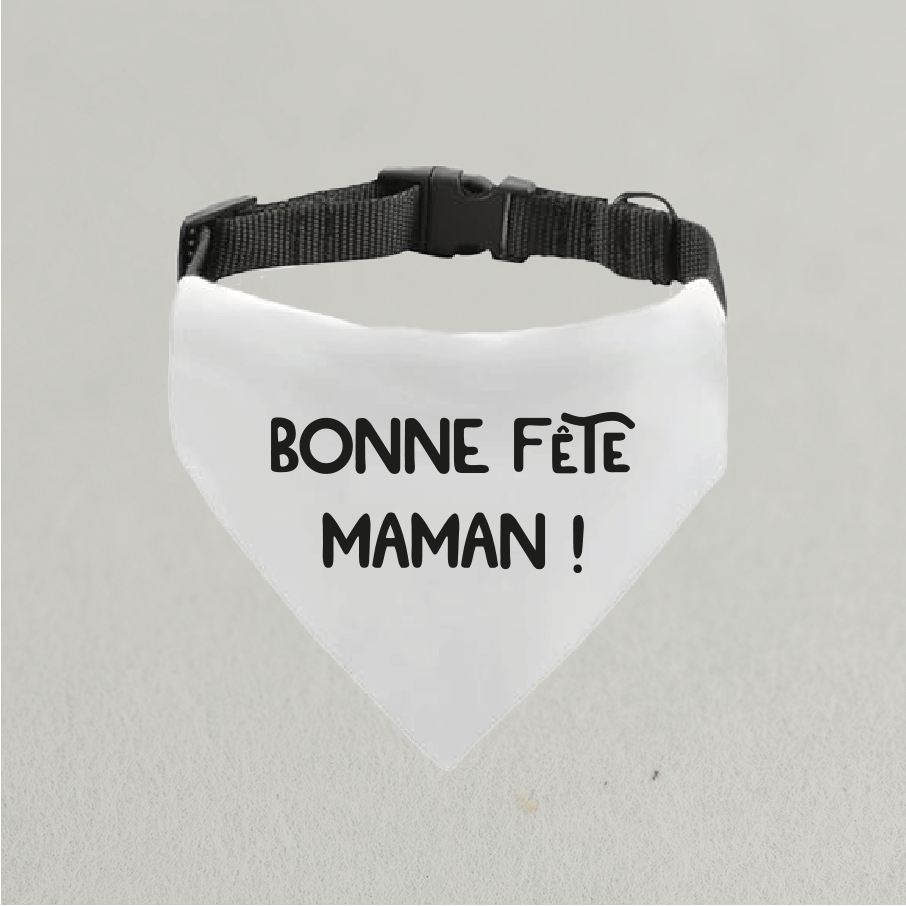 Bandana "Bonne fête maman"