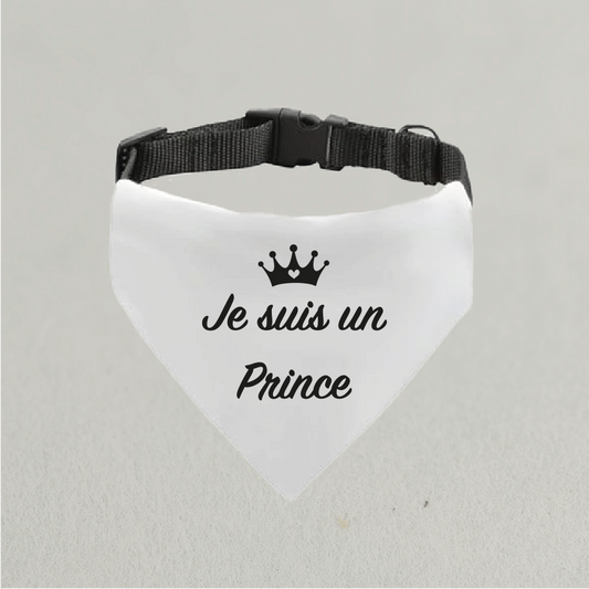 Bandana "Je suis un prince"