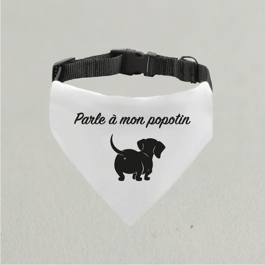 Bandana "Parle à mon popotin"