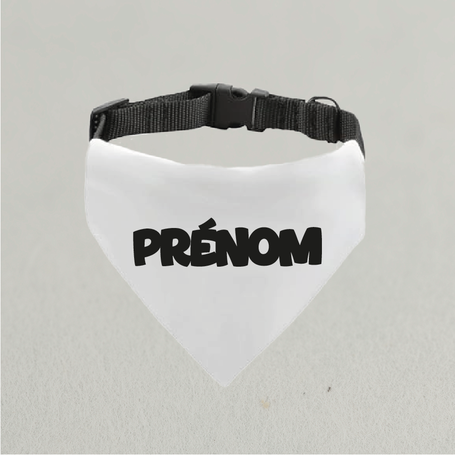 Bandana personnalisé prénom