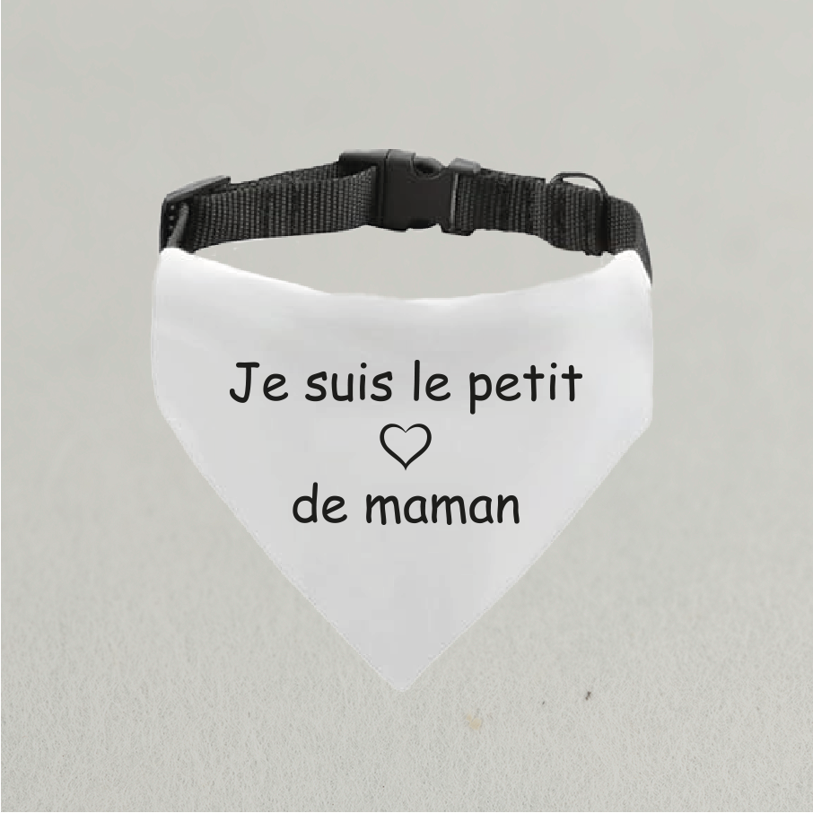 Bandana "Je suis le petit coeur de"