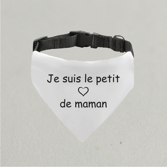 Bandana "Je suis le petit coeur de"